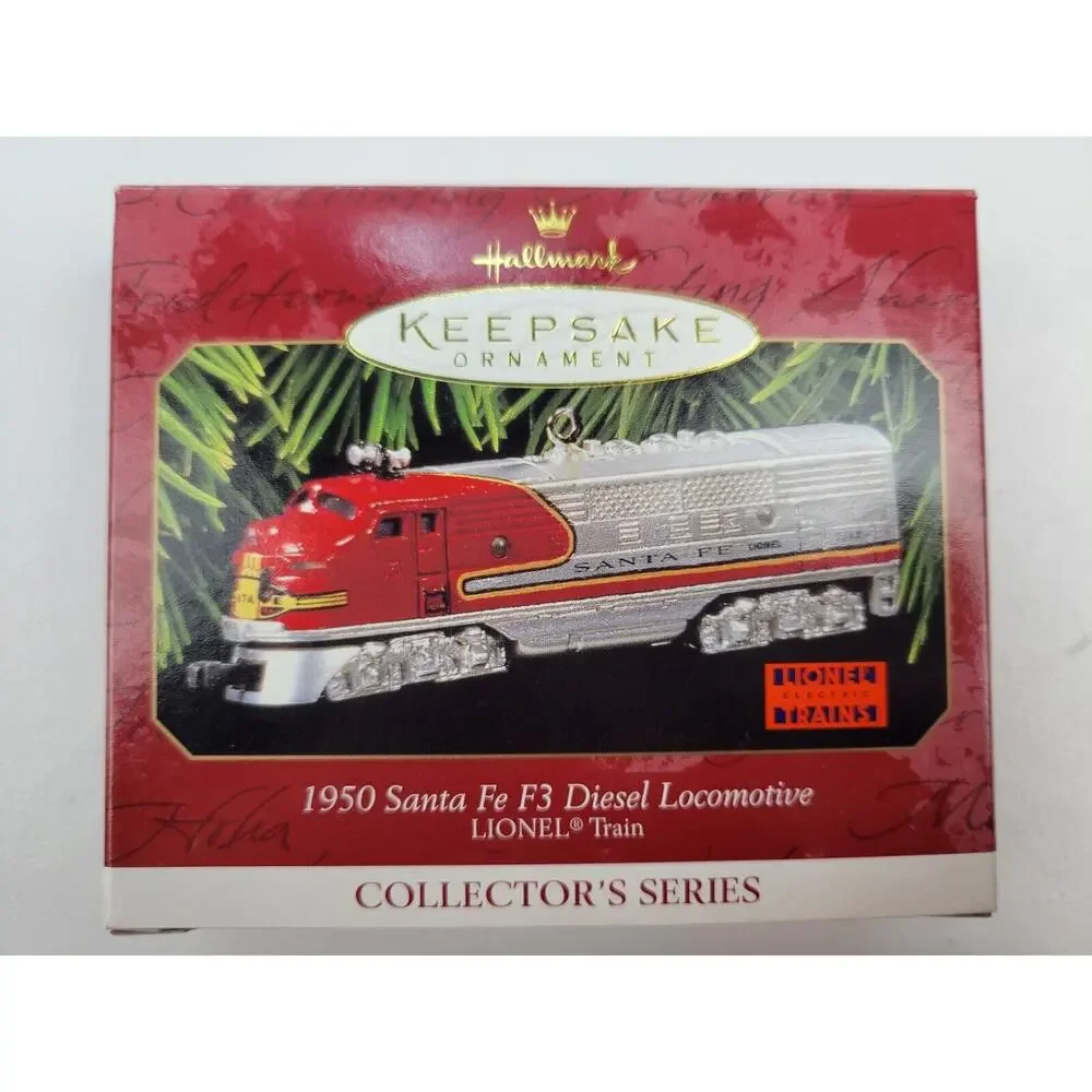 Hallmark Keepsake 1997: 1950 Santa Fe Diesel Locomotive Lionel Train Ornament